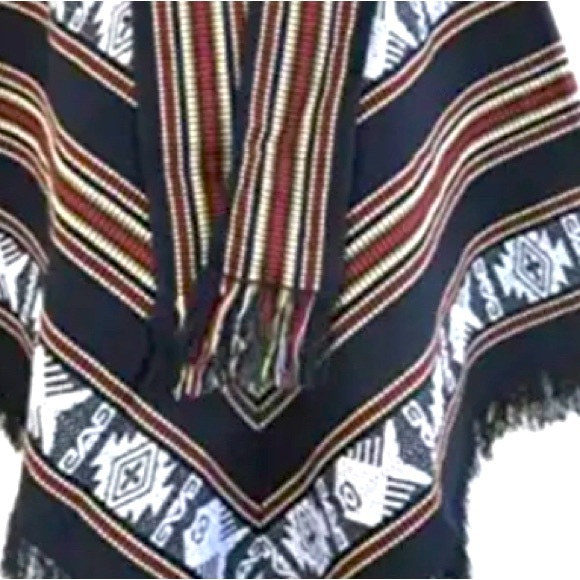 Poncho Etcnic From Ecuador 🇪🇨  one Size - Picture 2 of 4